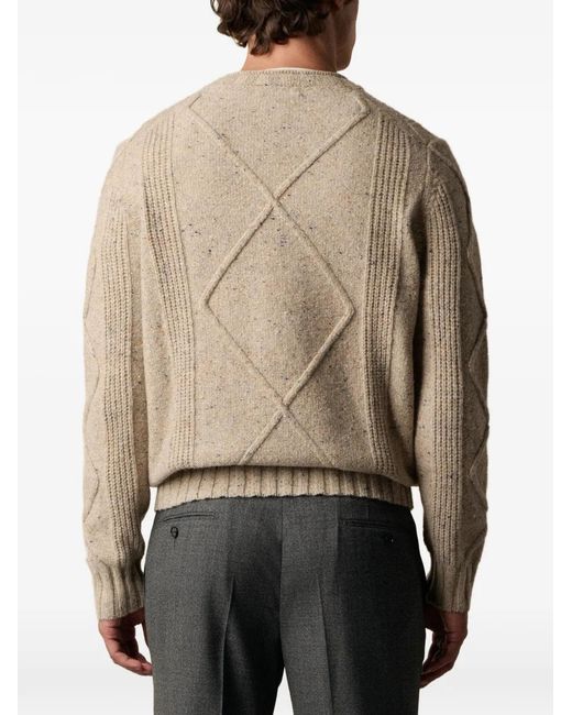 Pull À Bords Côtelés Brooks Brothers pour homme en coloris Natural
