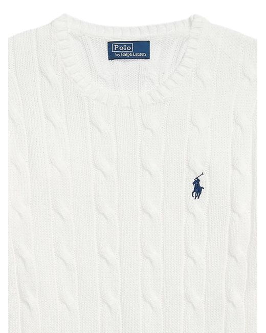 Polo Ralph Lauren White Julianna Pullover