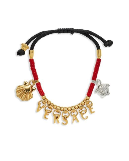Versace Metallic Icons De La Mer Shell Bracelet
