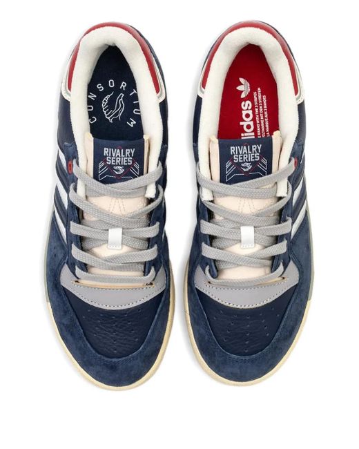 Adidas Blue X Rangers Rivalry Low "Extra Butter" Sneakers