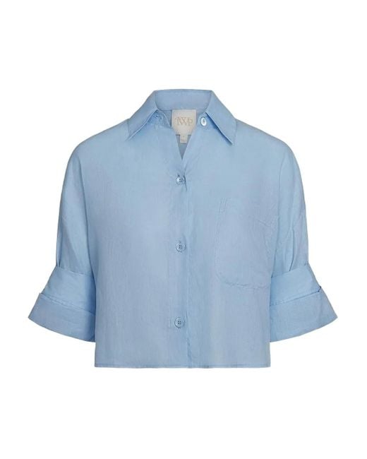 Twp Blue Next Ex Linen Shirt