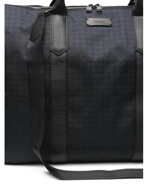 Borsa Weekend di Canali in Black da Uomo