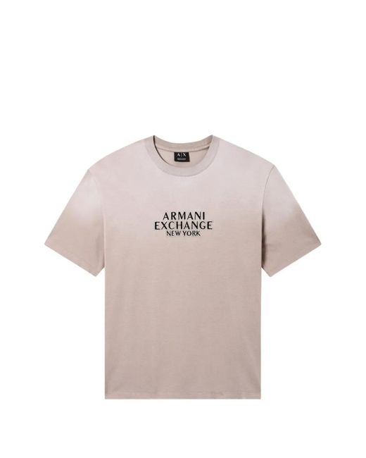 ARMANI EXCHANGE Natural Logo T-Shirt for men