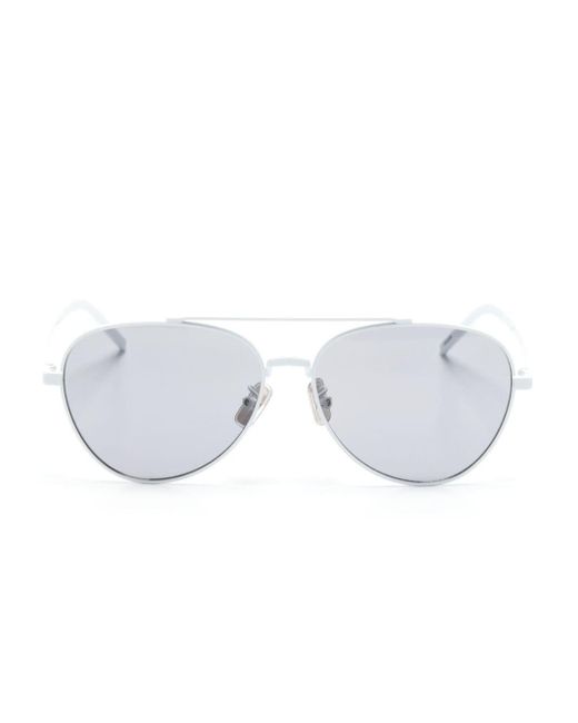 Givenchy White 4g Pilot-frame Sunglasses for men