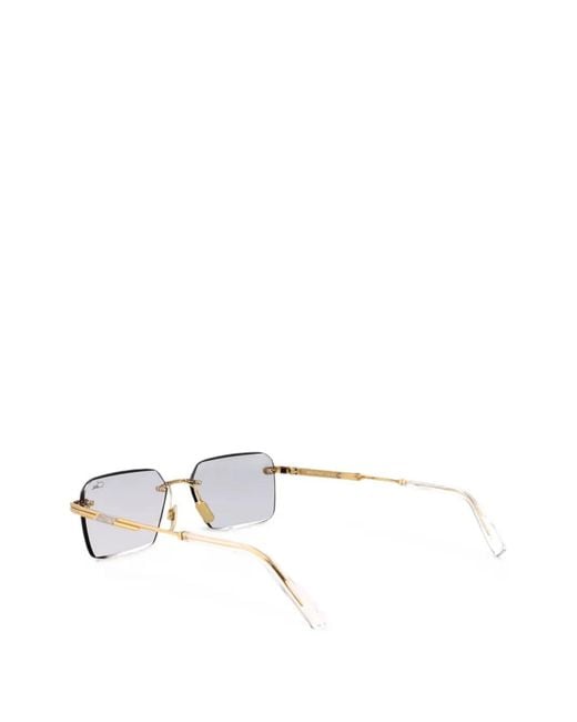 Cazal White Square-Frame Sunglasses for men