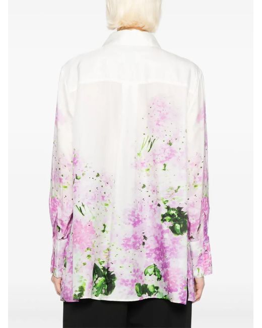 Aje. White Rosetta Shirt