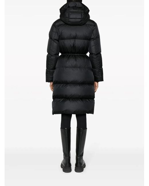 Mackage Black Padded Down Hooded Jacket