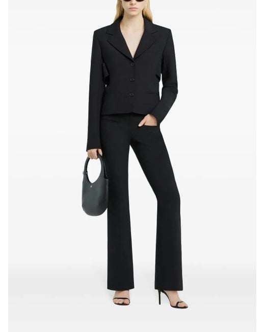 Courreges Black Tailored Blazer