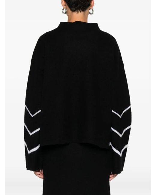 Maglione A Righe di Pennyblack in Black