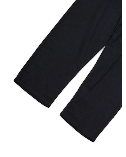 SELECTED Black Drawstring Trousers for men