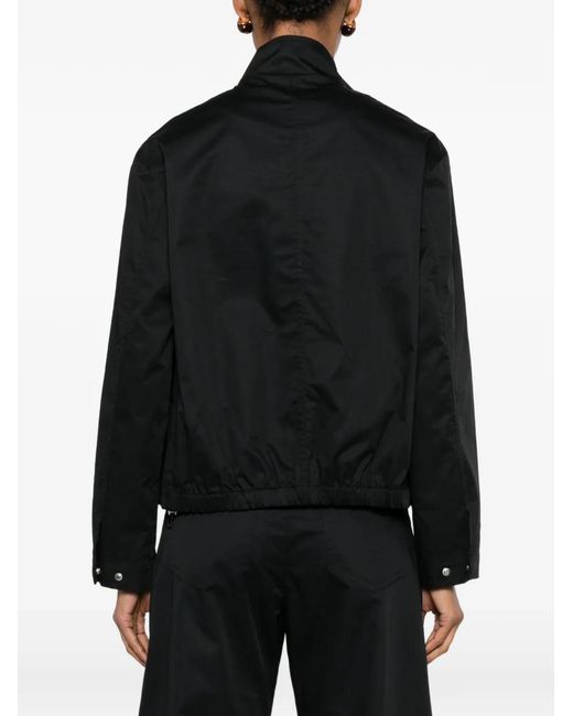 EB DENIM Black Bronson Zip-Fastening Jacket