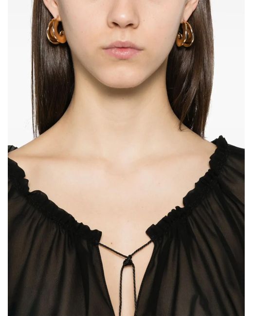 Tom Ford Black Silk Blouse