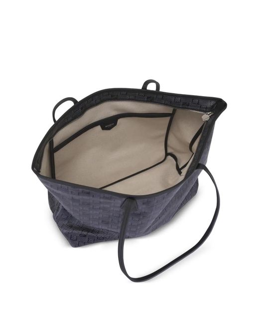 Moreau Blue Medium Saint Tropez Tote Bag