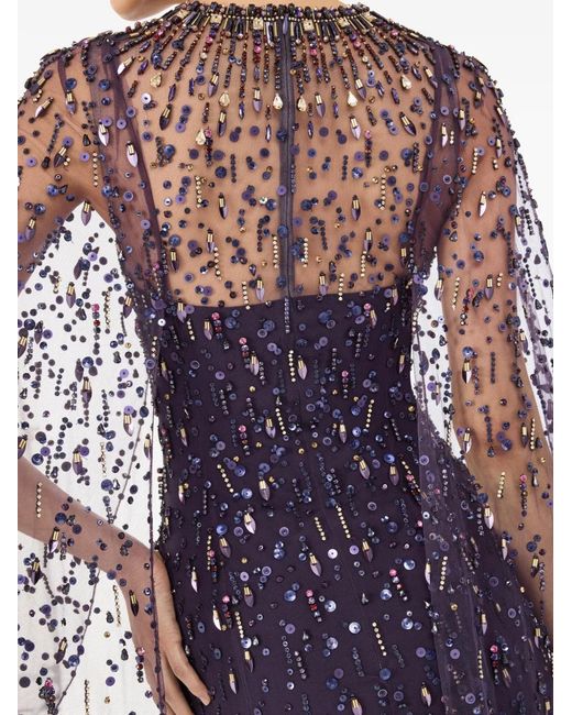Jenny Packham Purple Hestia Dress