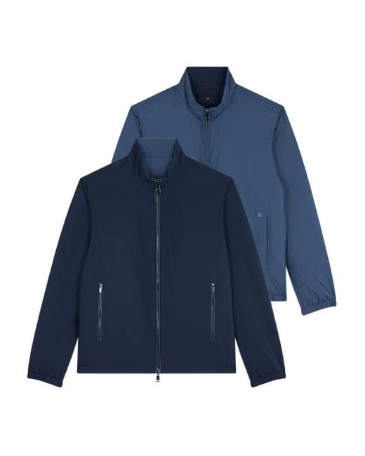 Paul & Shark Blue Reversible Jacket for men
