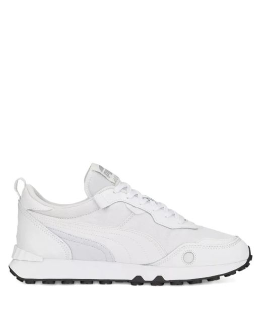 PUMA Rider Fv Leather Sneakers in White for Men | Lyst