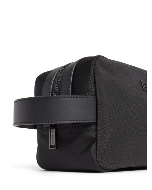 DSquared² Kulturbeutel Mit Logo-Patch in Black für Herren