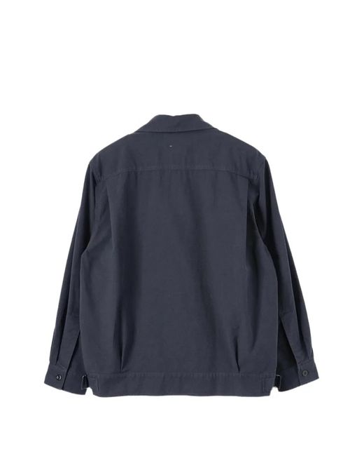 Margaret Howell Blue Mhl. Utility Herringbone Jacket for men