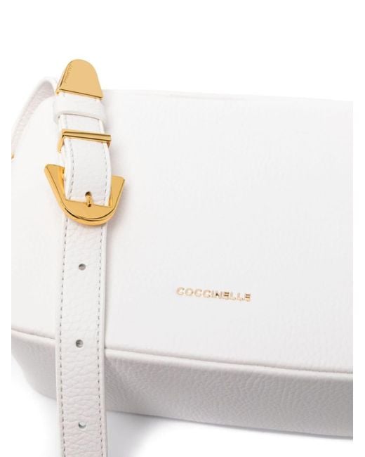 Coccinelle White Small Gleen Cross Body Bag