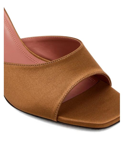 AMINA MUADDI Brown 70Mm Lupita Sandals