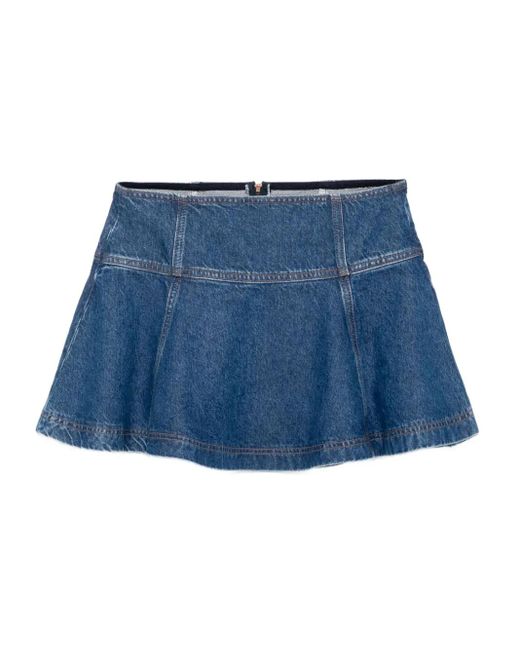 Reformation Blue Bentley Minirock