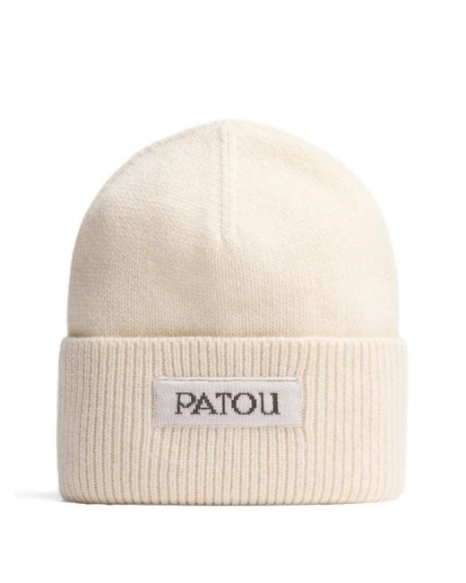 Patou Natural Beanie Mit Logo-Patch