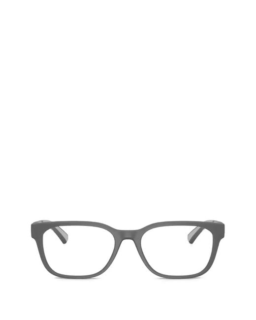 Burberry Eckige Brille Mit Mattem Finish in Gray für Herren