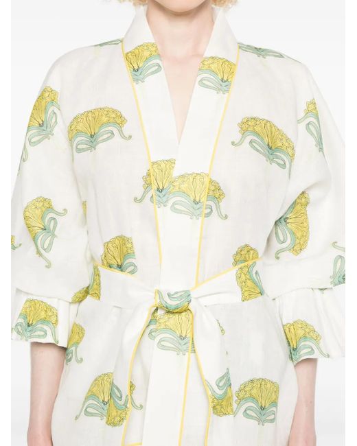Maison La Plage White Maria Louis Jacket
