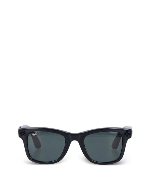 Ray-Ban Gray Wayfarer Meta Sunglasses
