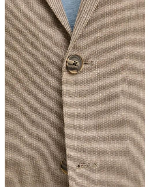 Blazer con botones HUGO de hombre de color Natural