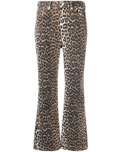 Ganni Trousers Brown