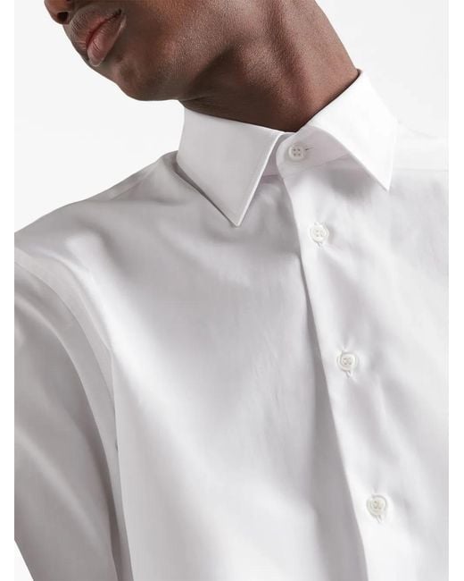 Camicia di Prada in White da Uomo