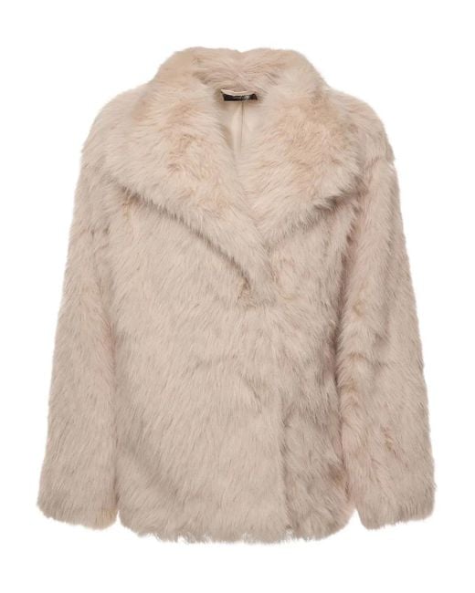 V73 Natural Penny Long-Sleeve Coat