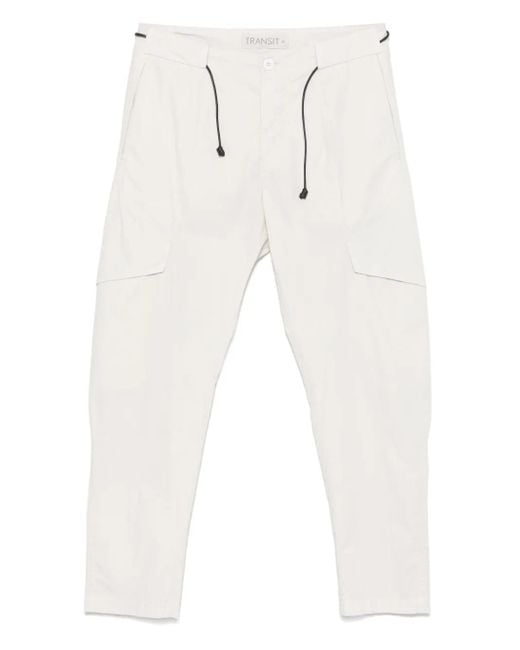 メンズ Transit ドローストリング パンツ White