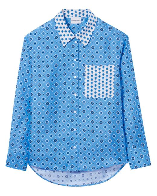 Claudie Pierlot グラフィック シャツ Blue