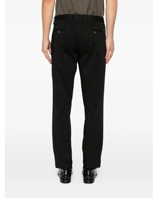 Myths Black Straight-Leg Chino Trousers for men