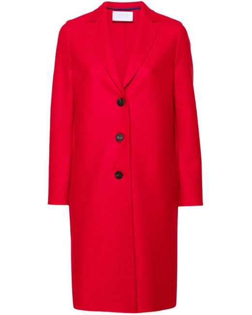 Harris Wharf London Red Wool Coat