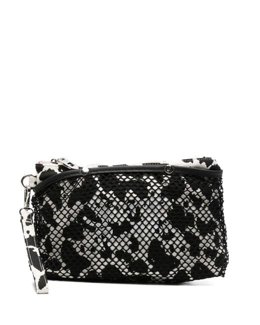Secret Pon-pon Black City Clutch Bag