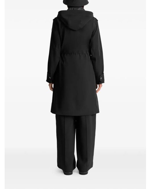 Fusalp Black Melroo Zip-Up Hooded Parka
