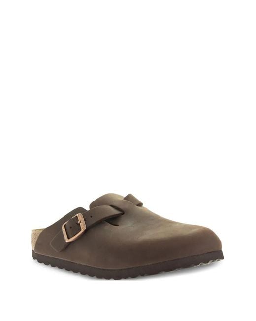Birkenstock Brown 'Boston' Sabot