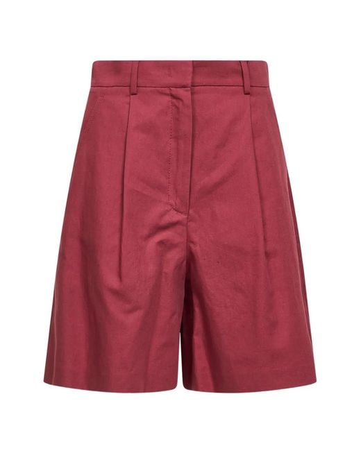 Weekend by Maxmara Pleated Tailored Shorts