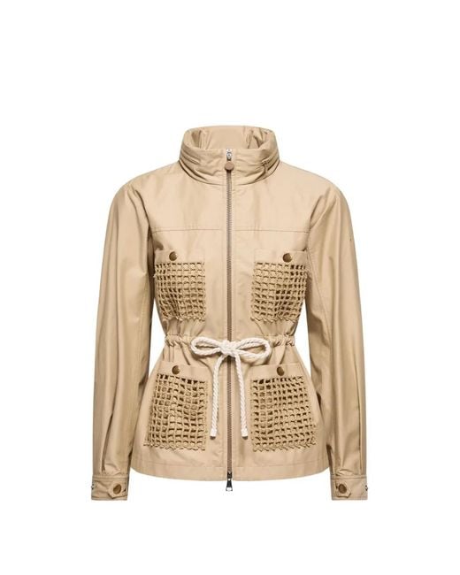 Moncler Natural Bougain Hooded Jacket