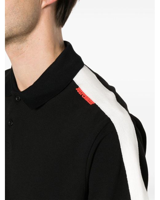 Just Cavalli Poloshirt mit Logo in Black für Herren