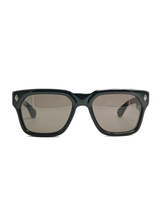 Chrome Hearts Gray Sniffer Cross Sunglasses