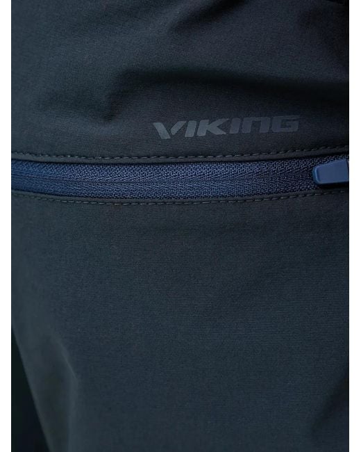 Viking Blue Zip-Off Straight-Leg Trousers for men