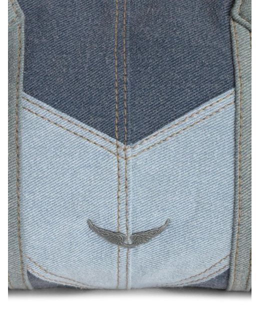 Zadig & Voltaire Gray Sunny Mood Crossbody Bag