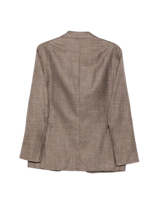 L.b.m. 1911 Brown Single-Breasted Notched-Lapel Jacket for men