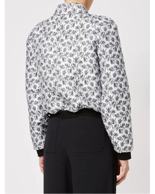 Giambattista Valli Black Elegante Jacquard-Bomberjacke