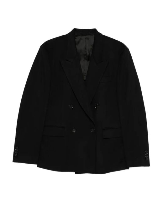 Blazer con doble botonadura Lardini de hombre de color Black