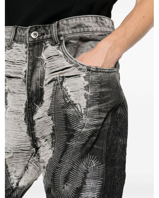 Who Decides War Jeans Met Wijde Pijpen in het Gray voor heren